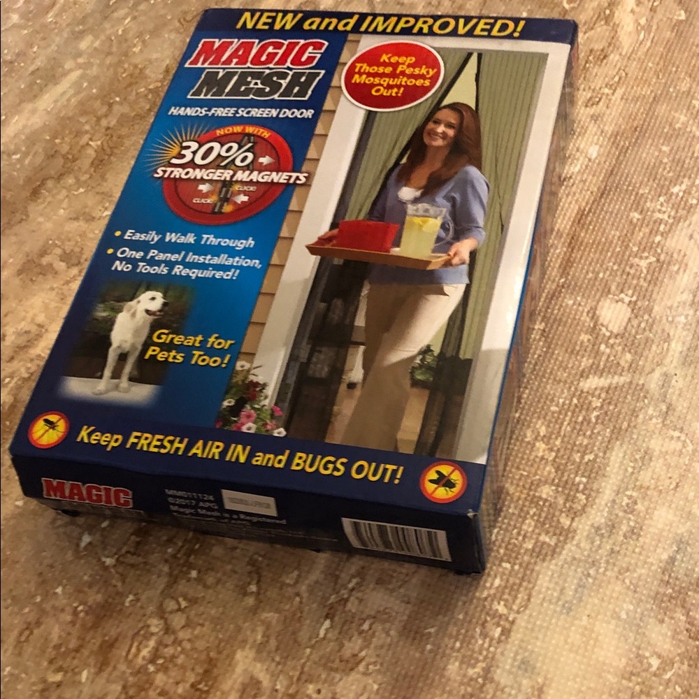 🆕Hands-Free Screen Door - Black